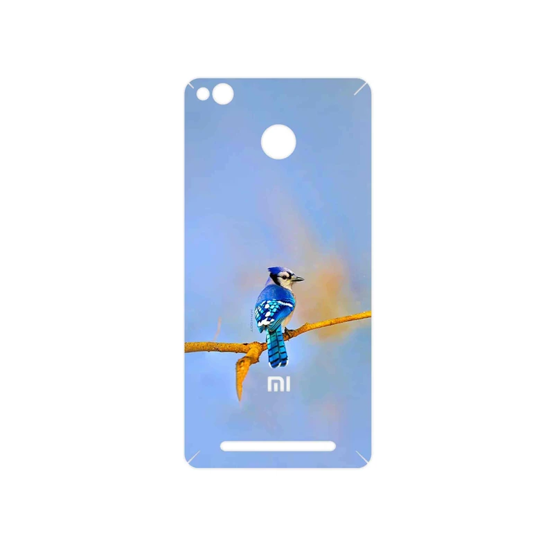 برچسب پوششی ماهوت مدل Cyanocitta cristata مناسب برای گوشی موبایل شیائومی Redmi 3 Pro