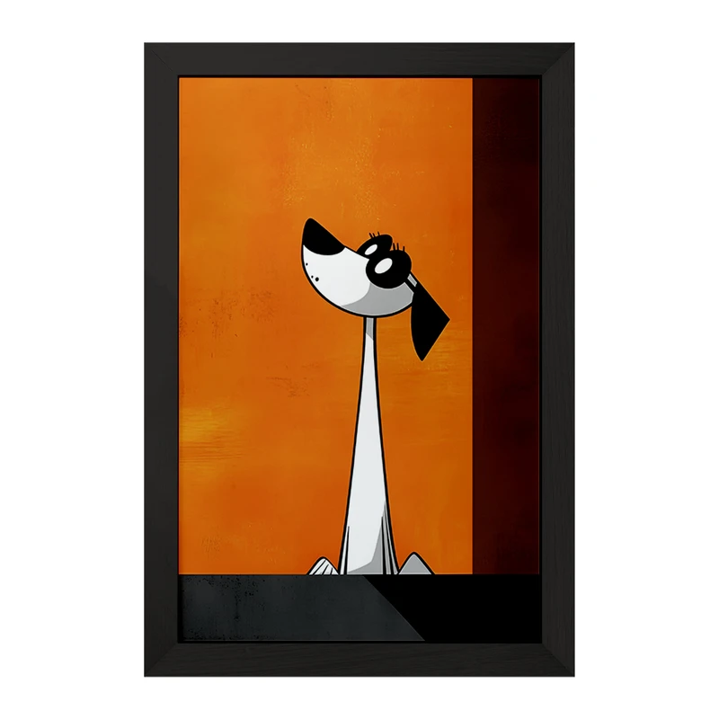 تابلو خندالو مدل سگ (Dog) کد F6379