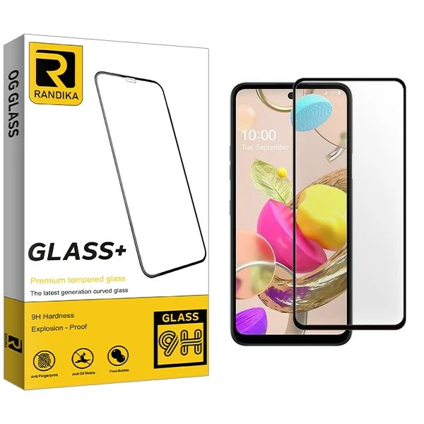 محافظ صفحه نمایش شیشه ای راندیکا مدل RK مناسب برای گوشی موبایل ال جی K42