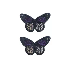 استیکر پارچه و لباس مدل پروانه کد 1 مجموعه دو عددی