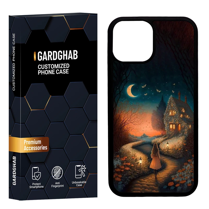 کاور گارد قاب مدل دور ژله ای دخترانه مناسب برای گوشی موبایل اپل iPhone 13 Mini