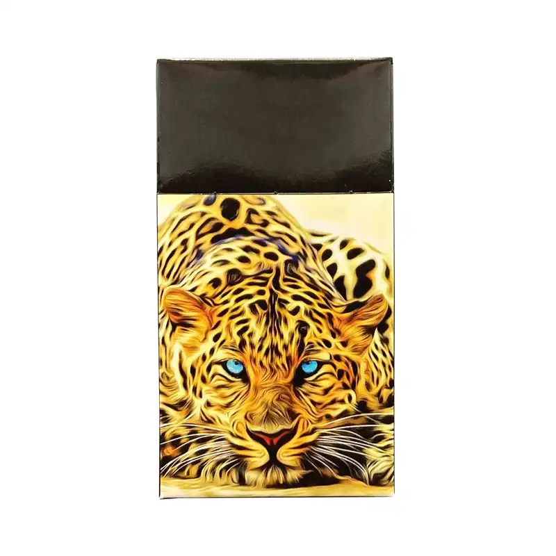جعبه سیگار مدل نانو طرح پلنگ کد DKD-981