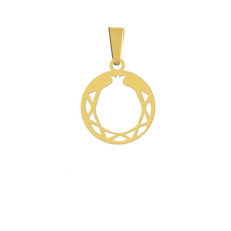 آویز گردنبند هایکا مدل انار و دایره کد a.h195 آویز گردنبند هایکا مدل انار و دایره کد a.h195