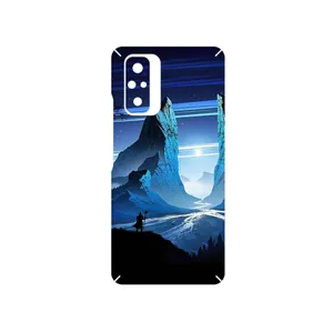 MAHOOT Blue Mountains Digital Art Cover Sticker for Xiaomi Redmi Note 10 Pro Max