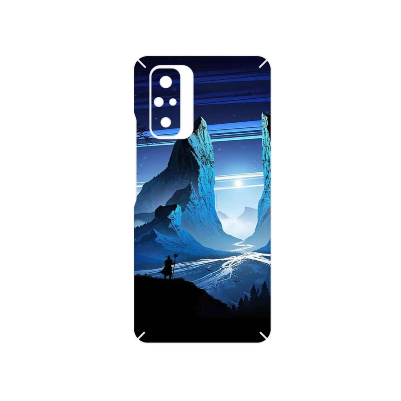 برچسب پوششی ماهوت مدل Blue Mountains Digital Art مناسب برای گوشی موبایل شیائومی Redmi Note 10 Pro Max