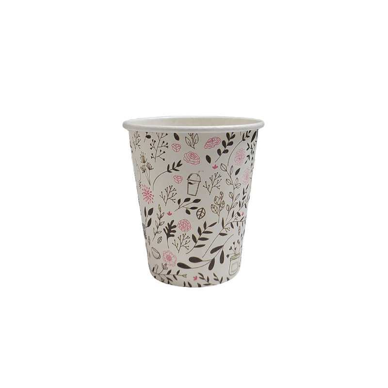 لیوان یکبار مصرف مدل leaves بسته 50 عددی