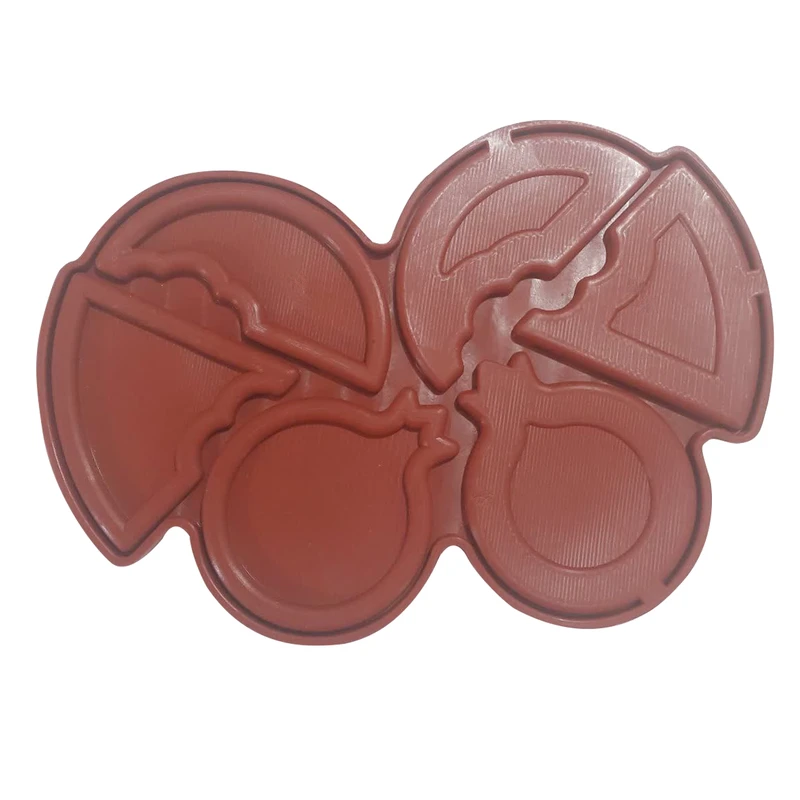 ابزار تزیین فوندانت طرح مالد انار و هندوانه مدل pe1048