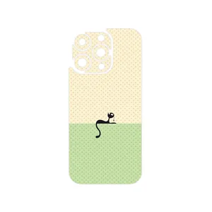MAHOOT Minimal Internet Cat Icon Cover Sticker for Apple iPhone 16 Pro