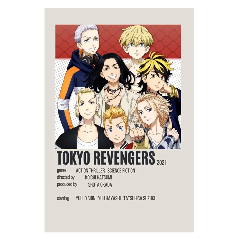 پوستر مدل توکیو ریونجرز Tokyo revengers طرح کد 341