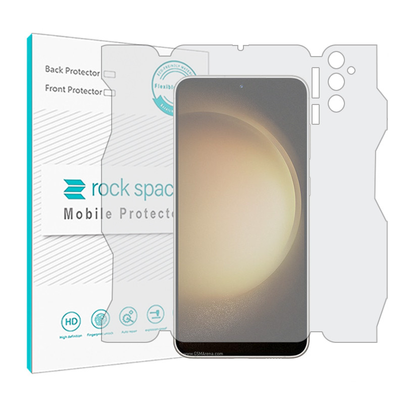 محافظ صفحه نمایش شفاف راک اسپیس مدل HyGEL مناسب برای گوشی موبایل سامسونگ Galaxy S23 Plus