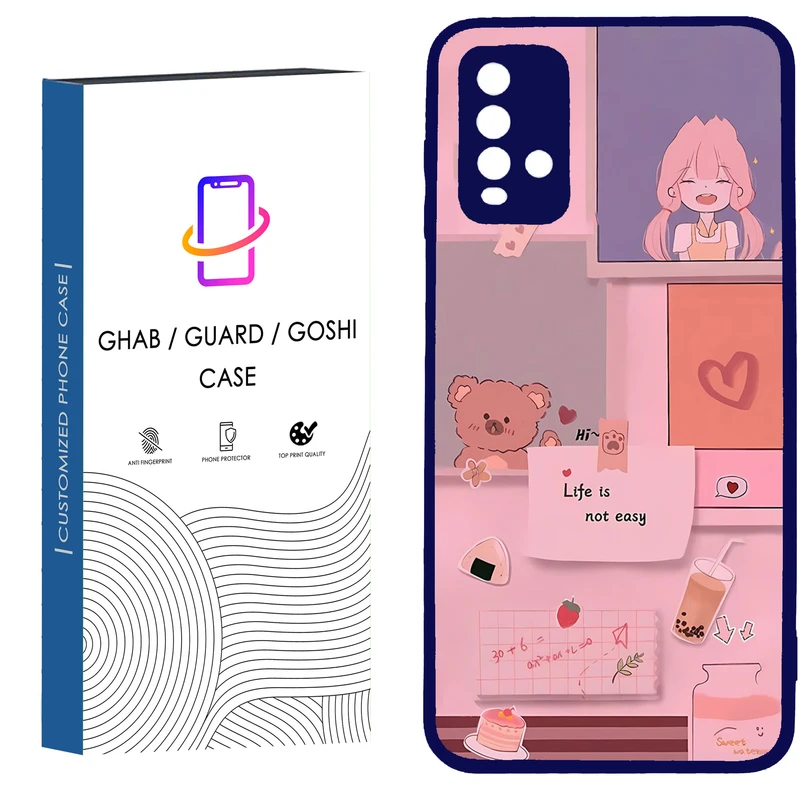 کاور قاب گارد گوشی طرح دخترانه کد - TPU - BN مناسب برای گوشی موبایل شیائومی Redmi Note 9 4G / Redmi 9T