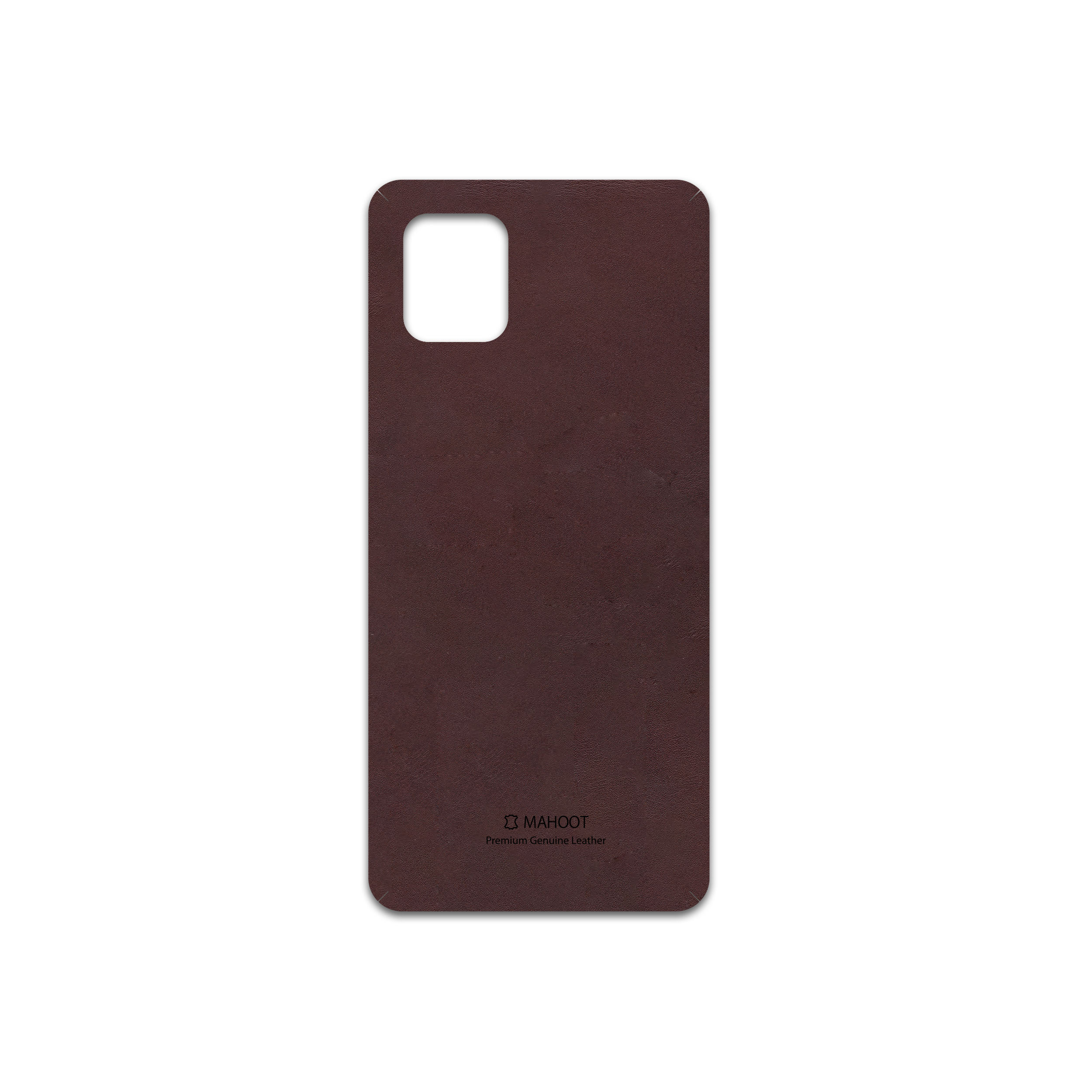 برچسب پوششی ماهوت مدل Matte-Dark-Brown-Leather مناسب برای گوشی موبایل سامسونگ Galaxy Note10 Lite