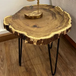 میز عسلی طرح دفرمه سنجد