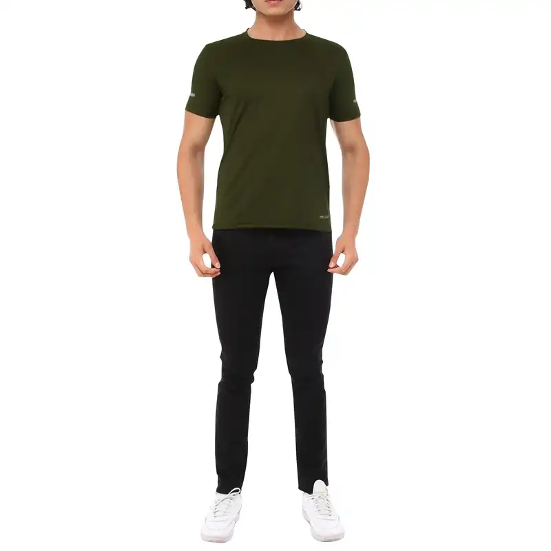 تی شرت آستین کوتاه  ورزشی مردانه نوزده نودیک مدل TS1962 DGr