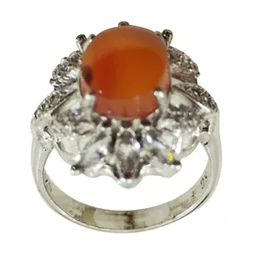 انگشتر نقره زنانه سلین کالا کد 5عقیق