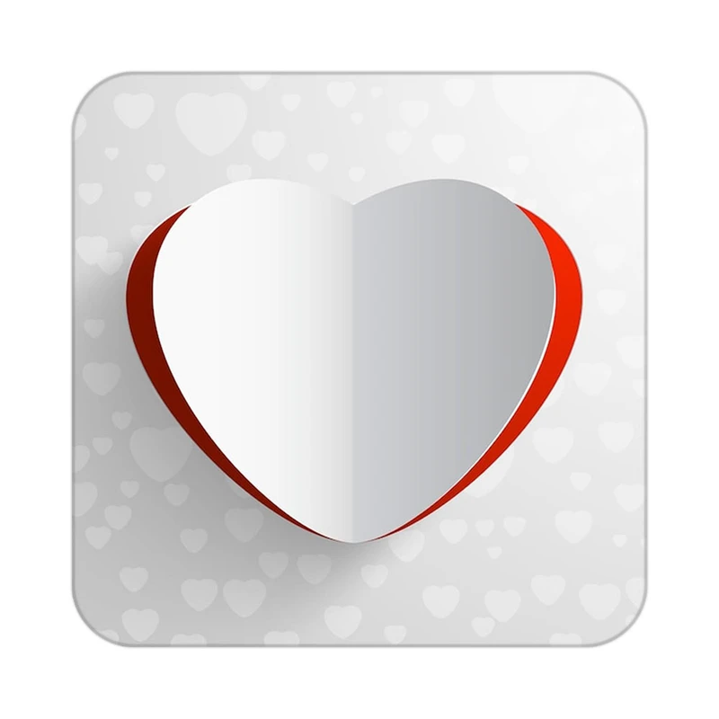 زیر لیوانی کاکتی طرح عاشقانه مدل mp39686