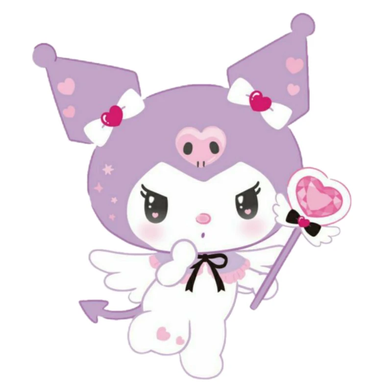 استیکر پارچه و لباس پاد آفرین مدل کارتونی کورومی kuromi کد 392