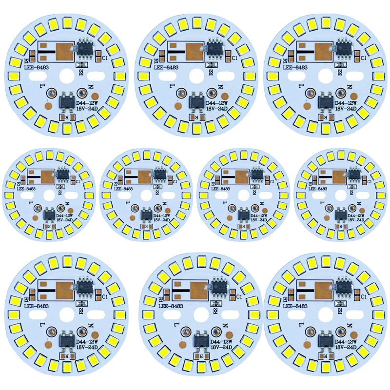 چیپ ال ای دی 12 وات مدل LEE-D44 بسته 10 عددی