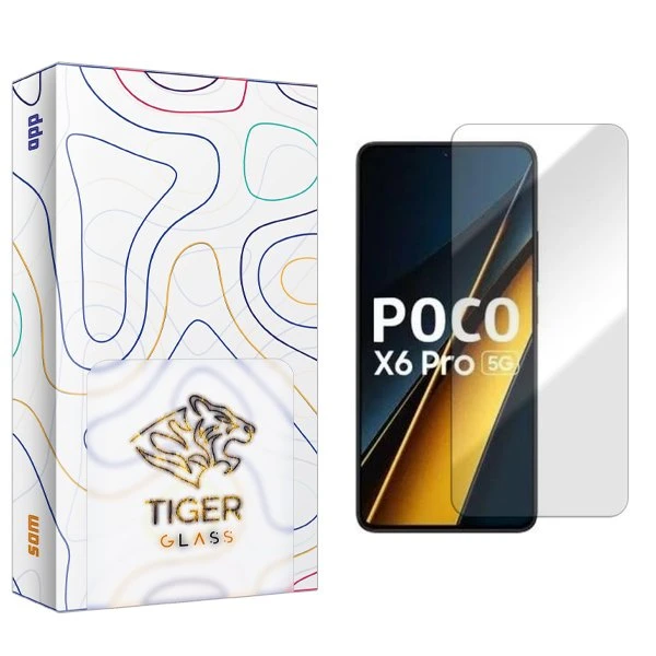 محافظ صفحه نمایش تایگر گلس مدل APL2 مناسب برای گوشی موبایل شیائومی Poco X6 Pro