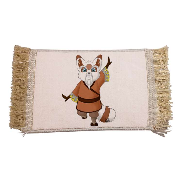 فرش ماشینی دیوارکوب مدل پاندا کونگ فو کار کد 86