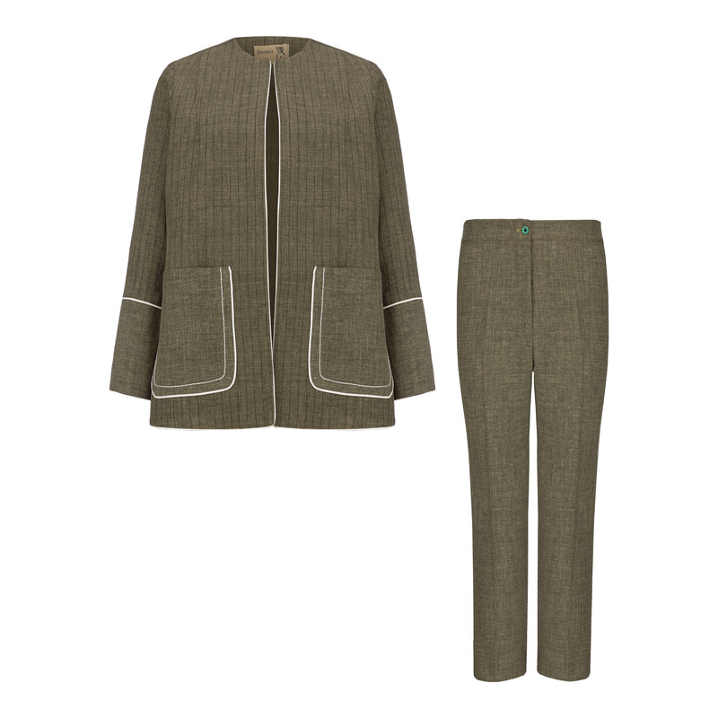 ست کت و شلوار زنانه السانا مدل زاهره کد 208853