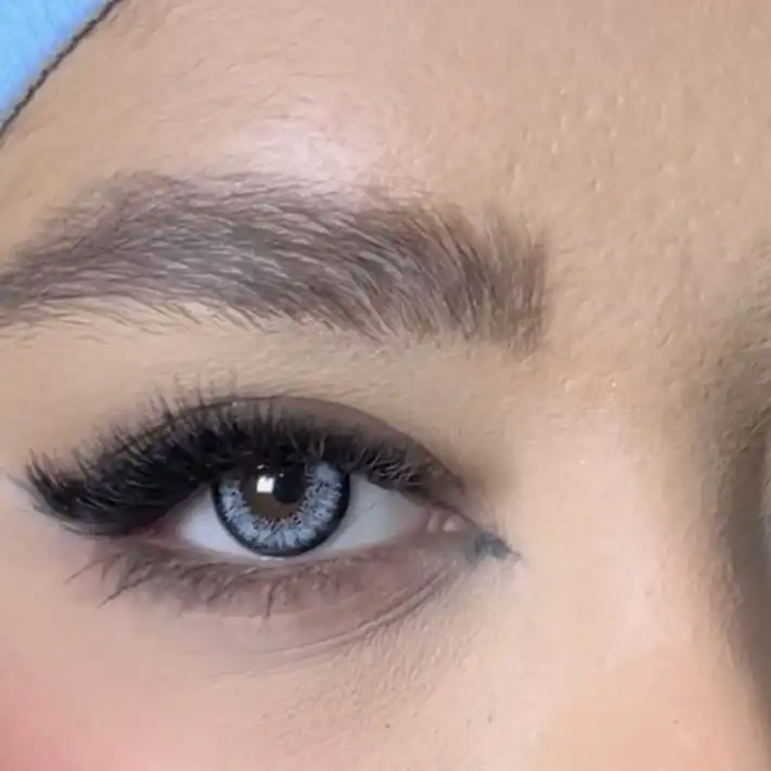 لنز چشم هرا کد ۰۲ رنگ آبی هاسکی