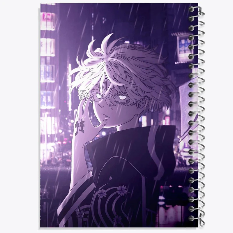 دفتر ژورنال نویسی 50 برگ خندالو مدل نقطه ای طرح سنجو کاواراگی انیمه توکیو ریونجرز کد 11153