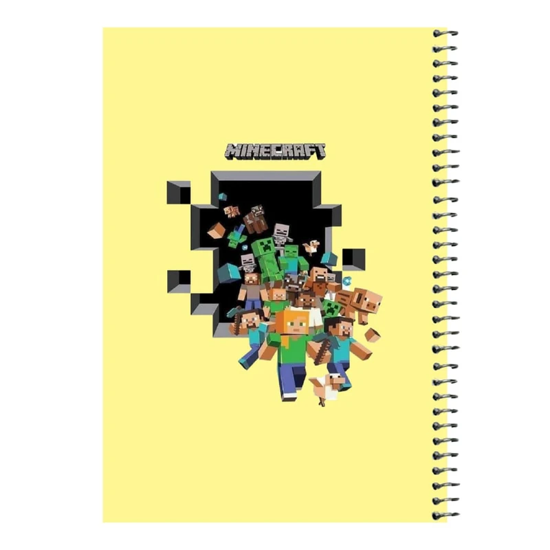 دفتر مشق 80 برگ اس جی مدل ماینکرفت کد۱۱  