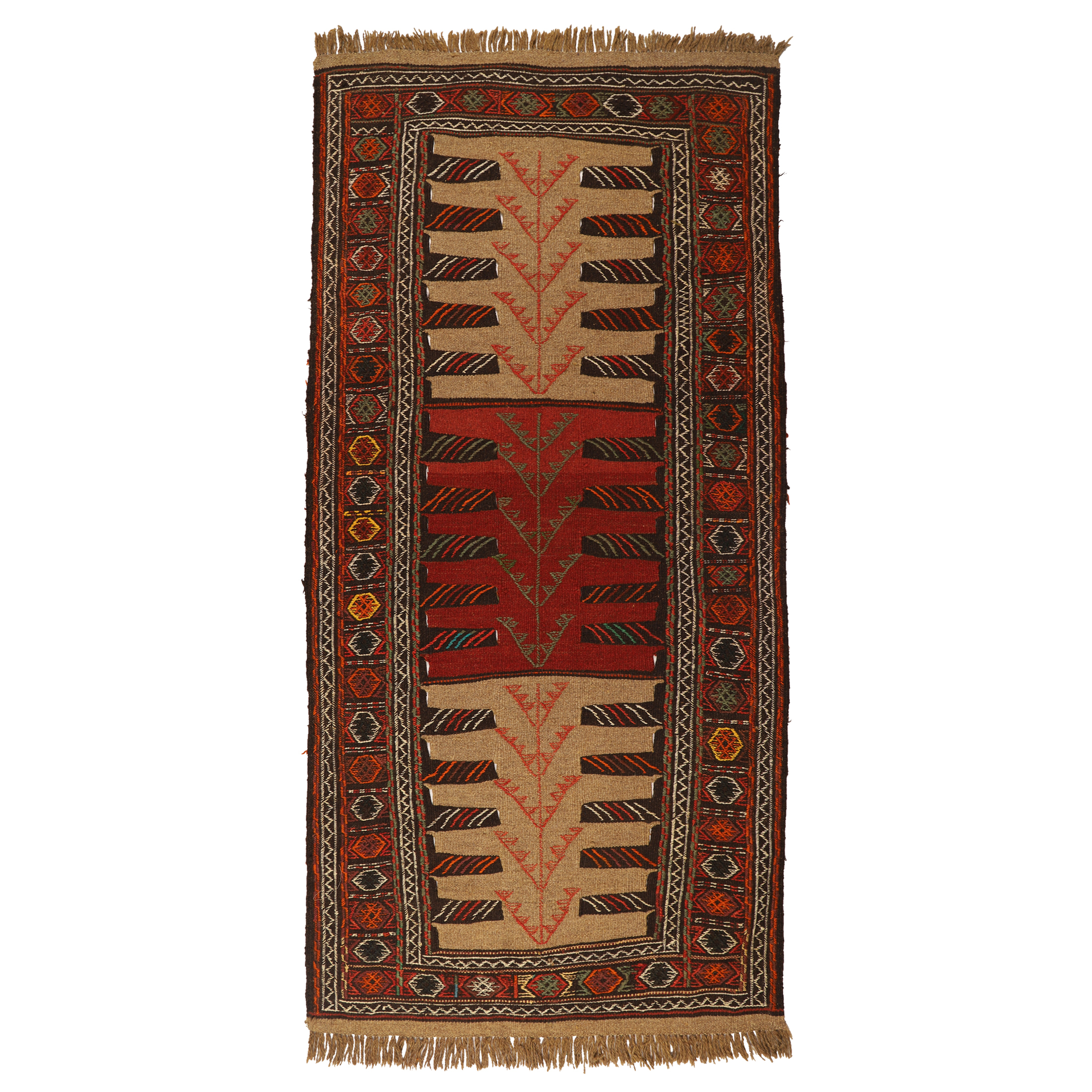 گلیم دستبافت دومتری کد 140447