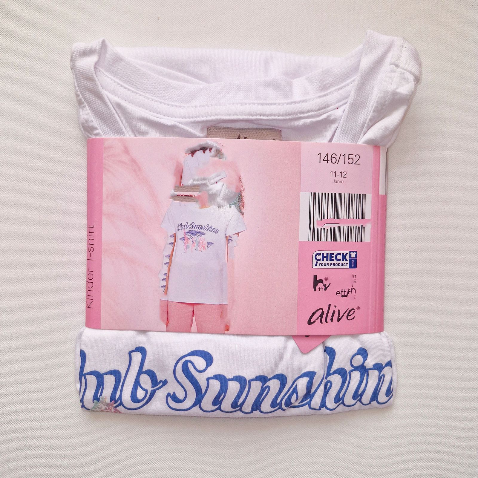 تی شرت آستین کوتاه دخترانه الایو مدل SUNSHINE0543 -  - 2