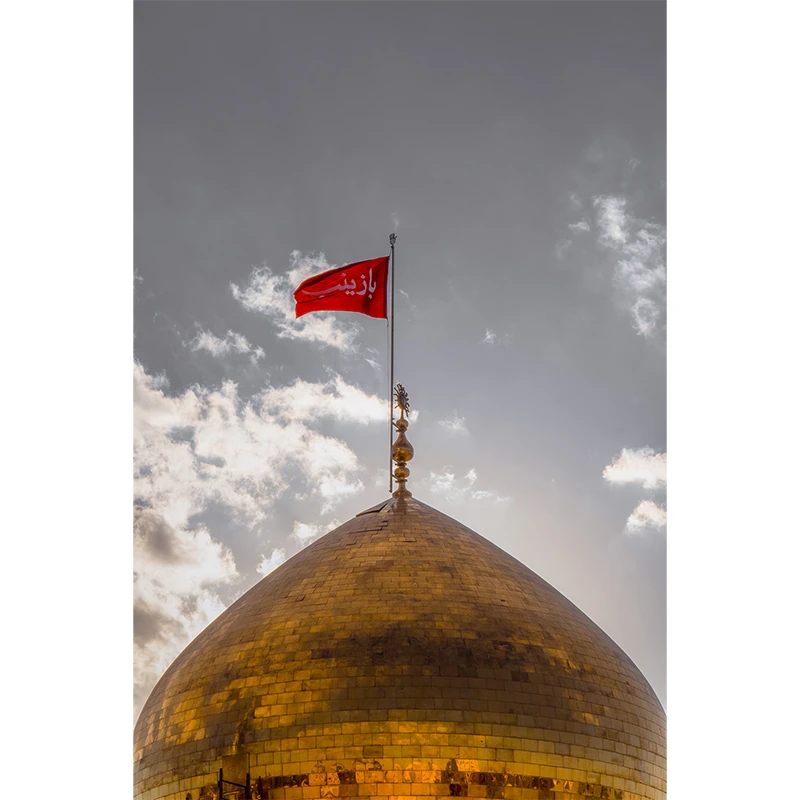 تابلو شاسی مدل سوریه گنبد منور حرم حضرت زینب (س) کد 03
