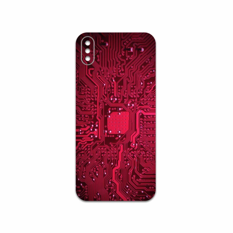 برچسب پوششی ماهوت مدل Red-Printed-Circuit-Board مناسب برای گوشی موبایل داکس Botlex 2