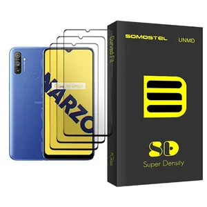 Somastel SD Glass MIX003 Screen Protector For Realme Narzo 10A Pack Of 3