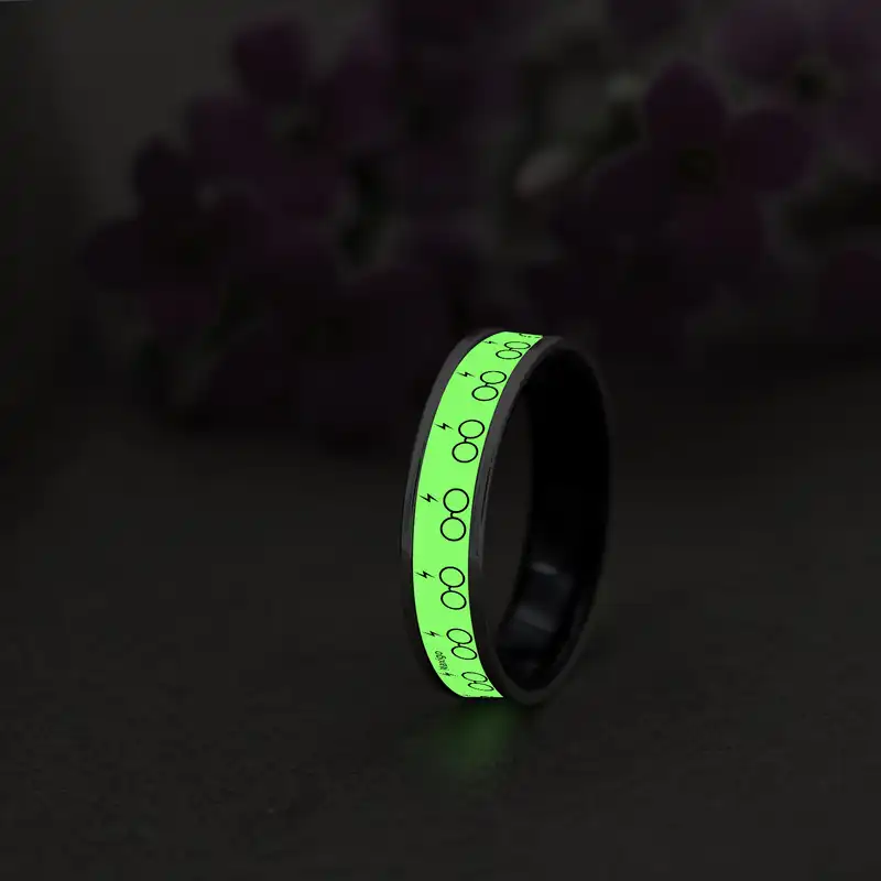 انگشتر ناکسیگو مدل شب تاب طرح هری پاتر کد RB15702