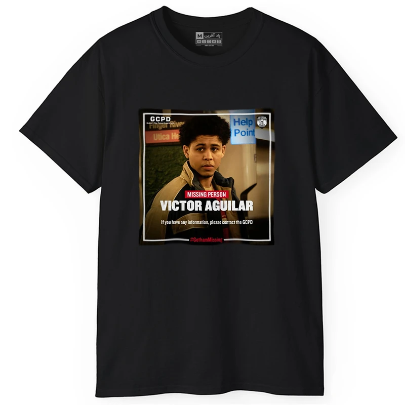 تی شرت آستین کوتاه مردانه پاد آفرین مدل سریال پنگوئن کد PT198