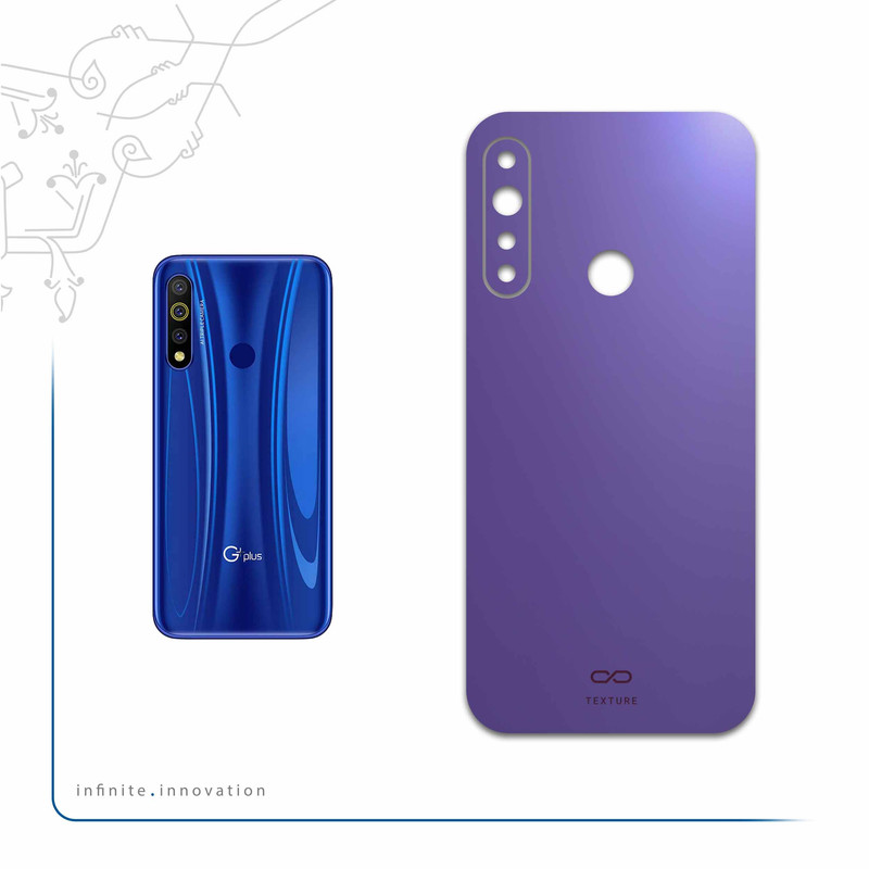 برچسب پوششی ماهوت مدل Matte-BlueBerry مناسب برای گوشی موبایل جی پلاس P10