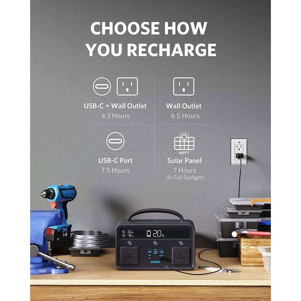 قیمت و خرید پاوربانک انکر مدل PowerHouse II 400 A1730 ظرفیت 108000