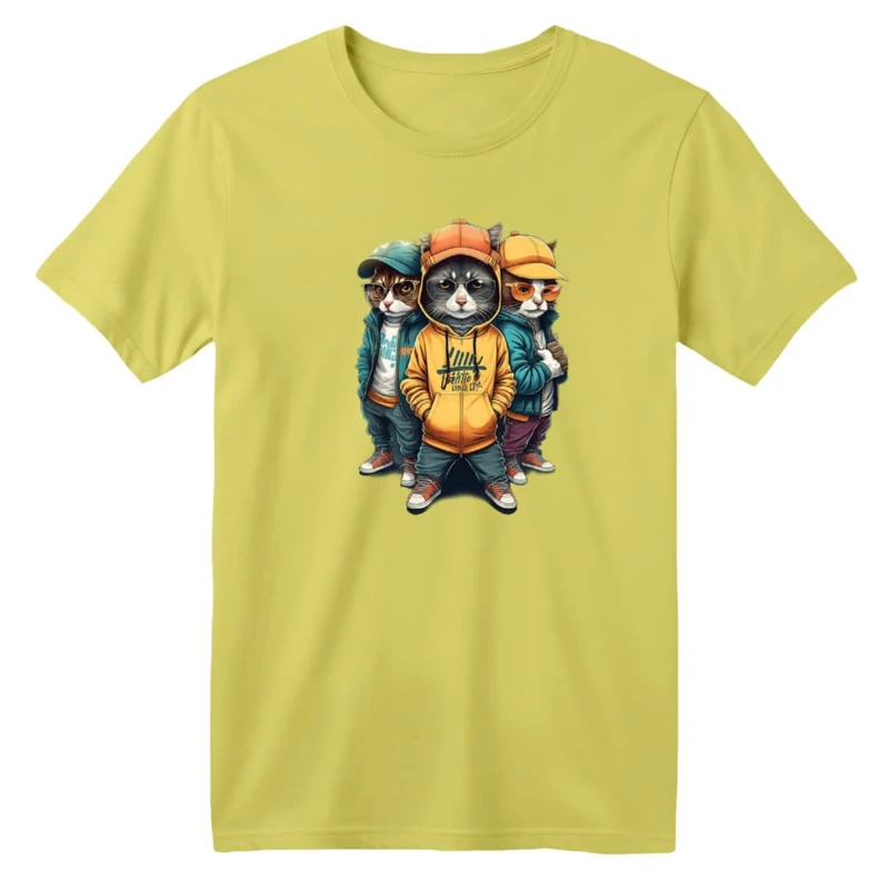 تی شرت آستین کوتاه بچگانه مدل گربه کد ۱۳