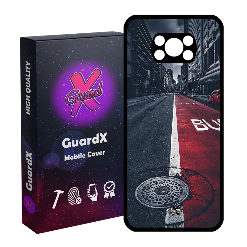 کاور گارد ایکس طرح Street مدل Glass10076 مناسب برای گوشی موبایل شیائومی Poco X3 / Poco X3 NFC