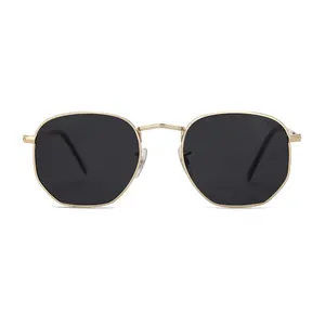 عینک آفتابی مدل فلزی چند ضلعی