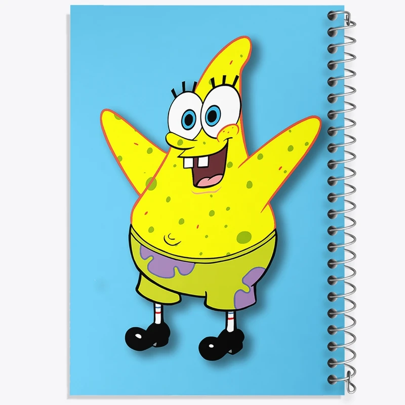 دفتر لیست خرید 50 برگ خندالو طرح باب اسفنجی و پاتریک کد F925