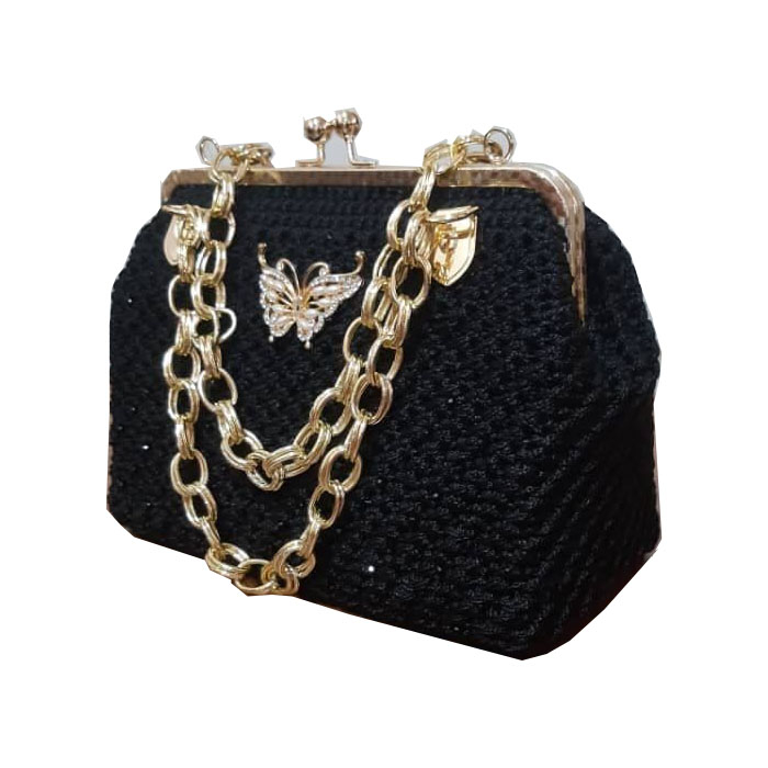 کیف بافتنی مدل شیاری کد80