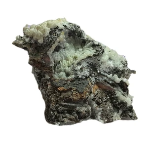 سنگ راف مدل کوارتز هم رشدی با کلسیت کد 413