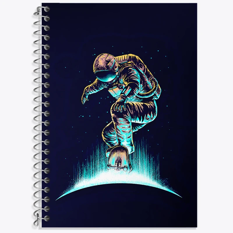 دفتر لغت 50 برگ خندالو طرح فضانورد کد F6028