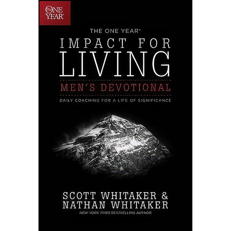 کتاب The One Year Impact for Living Men's Devotional اثر Nathan Whitaker and Scott Whitaker انتشارات Tyndale House Publishers