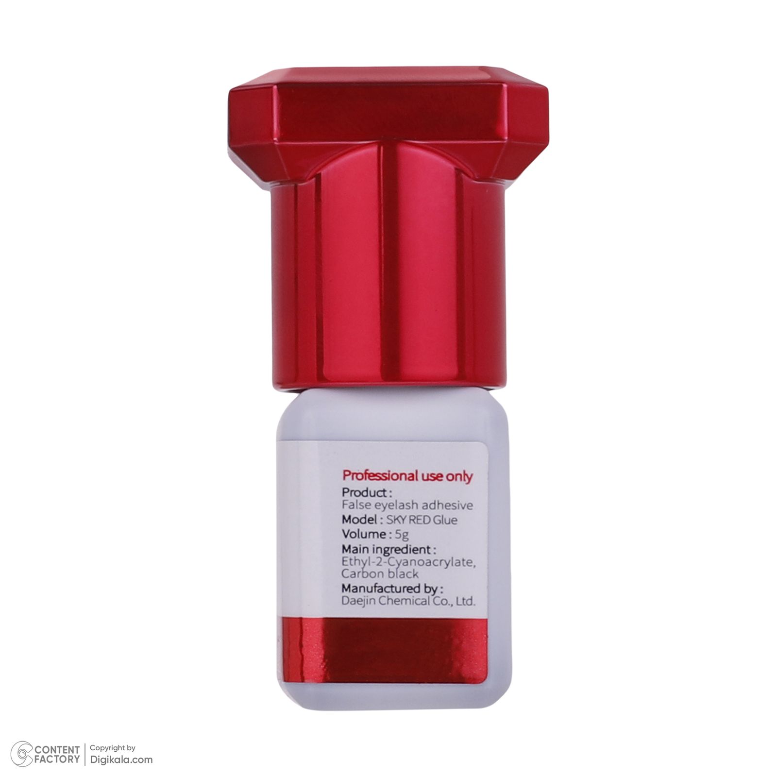 چسب مژه مصنوعی رد چری مدل SKY RED وزن 5 گرم -  - 6