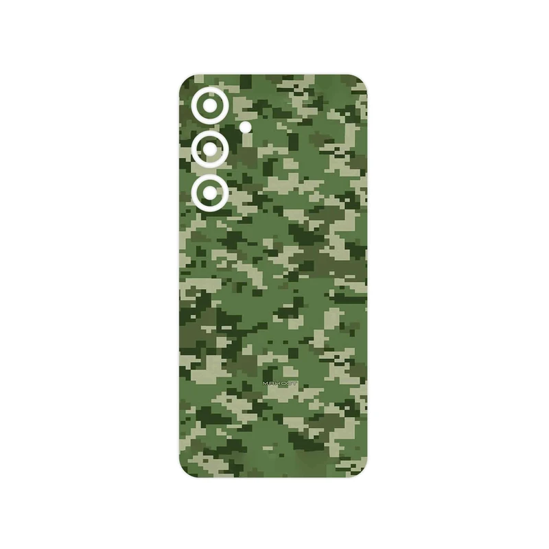 برچسب پوششی ماهوت مدل Army_Green_Pixel مناسب برای گوشی موبایل سامسونگ Galaxy S24 FE