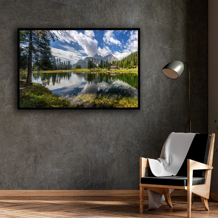 تابلو نوری بکلیت طرح منظره طبیعت تابستانی مدل B-D1501