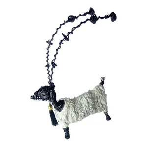 مجسمه مفتولی مدل بز شاخ دار کد 09