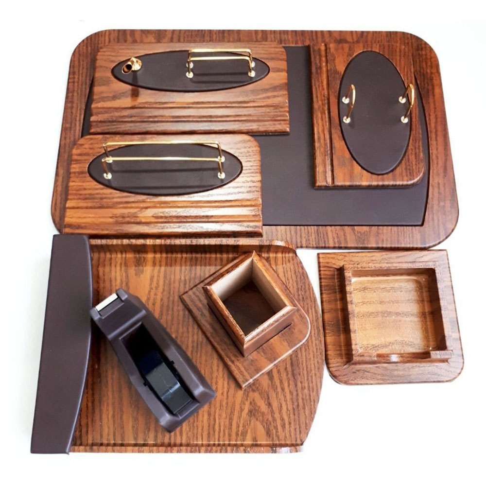 ست لوازم اداری رومیزی مدل S1400 مجموعه 8 عددی